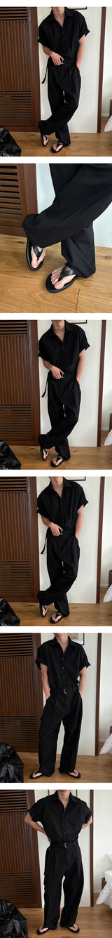 [SET UP가능] Summer belt slacks(4color)