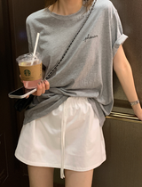 Rear Mer Lettering Short Sleeve T-shirt / 3 colors
