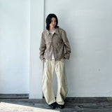 Geometric Panel Rivet Curved pants
