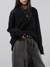 (UNISEX) ミリールーズシースルーニット