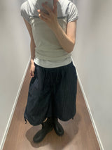 Selvage culottes denim pants (1color)