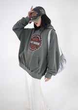 (UNISEX)チルブロックオーバーサイズパーカー(2colors)