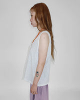 MORE BUTTON SLUB CAMI