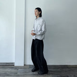 Light Casual Band Collar Shirt