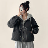 Noah Layered Color Matching Hoodie Jumper