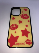 tangerine lips glass case