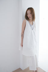 dot back knot sleeveless top(2colors)