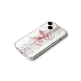 【MADE】romantic pink lace ribbon standard gelhard phonecase