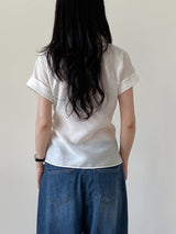[Short Sleeve ver.] カヤ ラップ シースルー ロールアップ シャツ