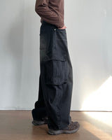 Tin ウォッシングカーゴデニムパンツ