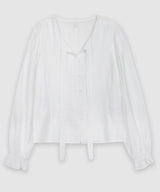 Tie neck blouse - bl