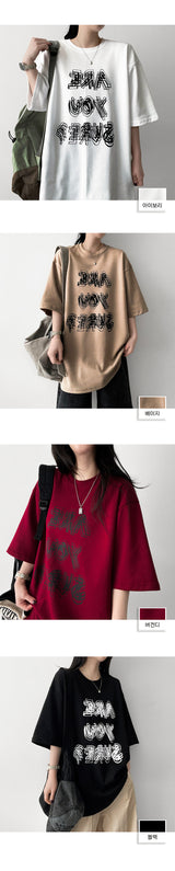 マーティ オーバーサイズ フィット 半袖Tシャツ