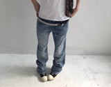 STACKED LOW DENIM PT