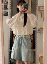 Cargo Denim Bermuda Half Pants