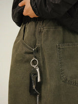AD Washing Pigment Tuck Balloon Pants