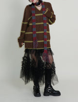 Hayley Cancanシースルーレースロングスカート