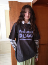 YWD WELCOME T-SHIRTS_CHARCOAL (1color)