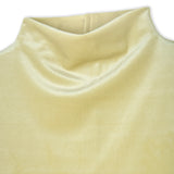 VELVET MOCK NECK SHIRING TOP