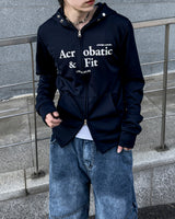 Acro Slim Jersey Zip-Up Hoodie