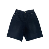 D ring bermuda denim pants