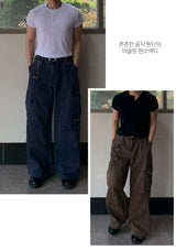 リブ マッスル クロップ ヘンリーネック ショートスリーブ Tシャツ
