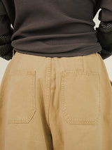 OA Dot Curved Wide Pants