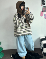 ボスサイズフリーススナップロングパンツ 🧸🩵🤍6カラー