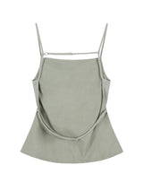 Linen Backless Top (BEIGE)