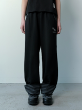 CELLING SET UP STRIPE POINT SWEAT PANTS