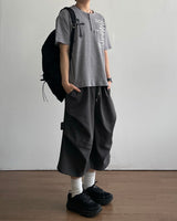 オルタヘンリーワッフルショートスリーブTシャツ