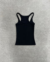 ベーシックUネックスリーブレス (6C)