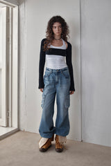 SOFT POSE TEE - BLACK