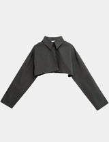 [SET] Bolero Shirt + Strap Sleeveless Top