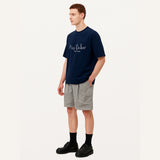 Miss Baker エンボニードルTシャツ ネイビー(MAN)