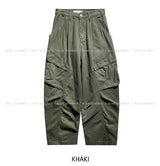 Koiz Pintuck Diagonal Balloon Cargo Pants