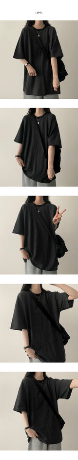 Color matching Dangara boxy fit short sleeve 