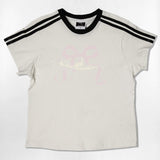 X リボン セミクロップ Tシャツ 6カラー