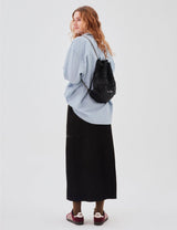 Flower backpack black