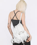 SATIN EYELET BACKPACK (WHITE) F26QE989