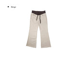 Conf color matching pocket bootcut pants