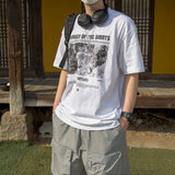 Oversized Fit Olympia Printed Short Sleeve Tee