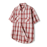 シグプレイド 2 ポケットワークシャツ red