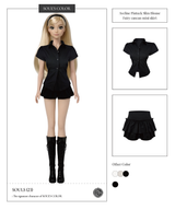 Aveline Pintuck Slim Blouse (3color)