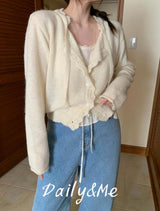 lace string cardigan(3color)