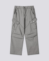 ビオングレーウォッシュカーゴデニムパンツ
