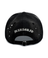 WASHED DENIM CROSS STAR CAP