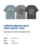 ラディアンスピグメントダイド ショートスリーブ Tシャツ (3color)