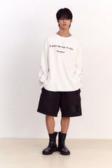 Circle Key's Waffle Long Sleeve (Ivory)