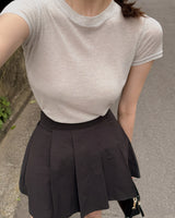 Senz ウール シースルー半袖Tシャツ