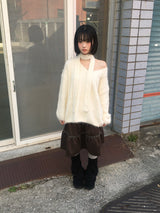 ラブNヘアマフラーニットウェア